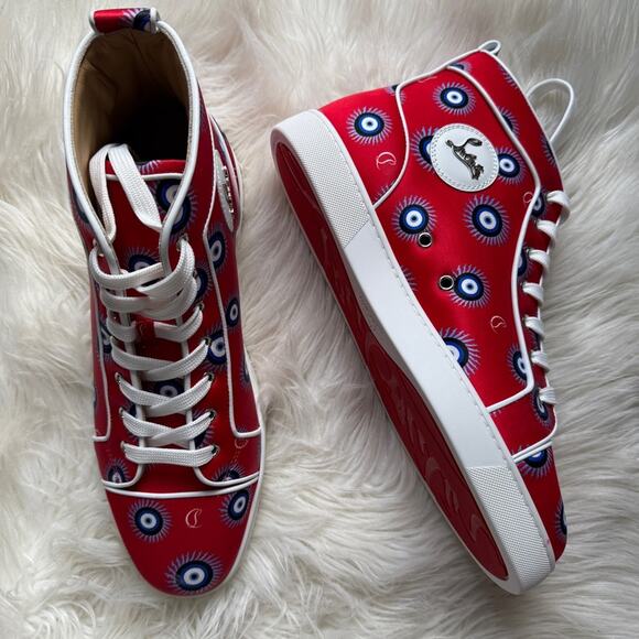 NWT • Christian Louboutin Satin Sneakers Size: 44.5 - Picture 1 of 12